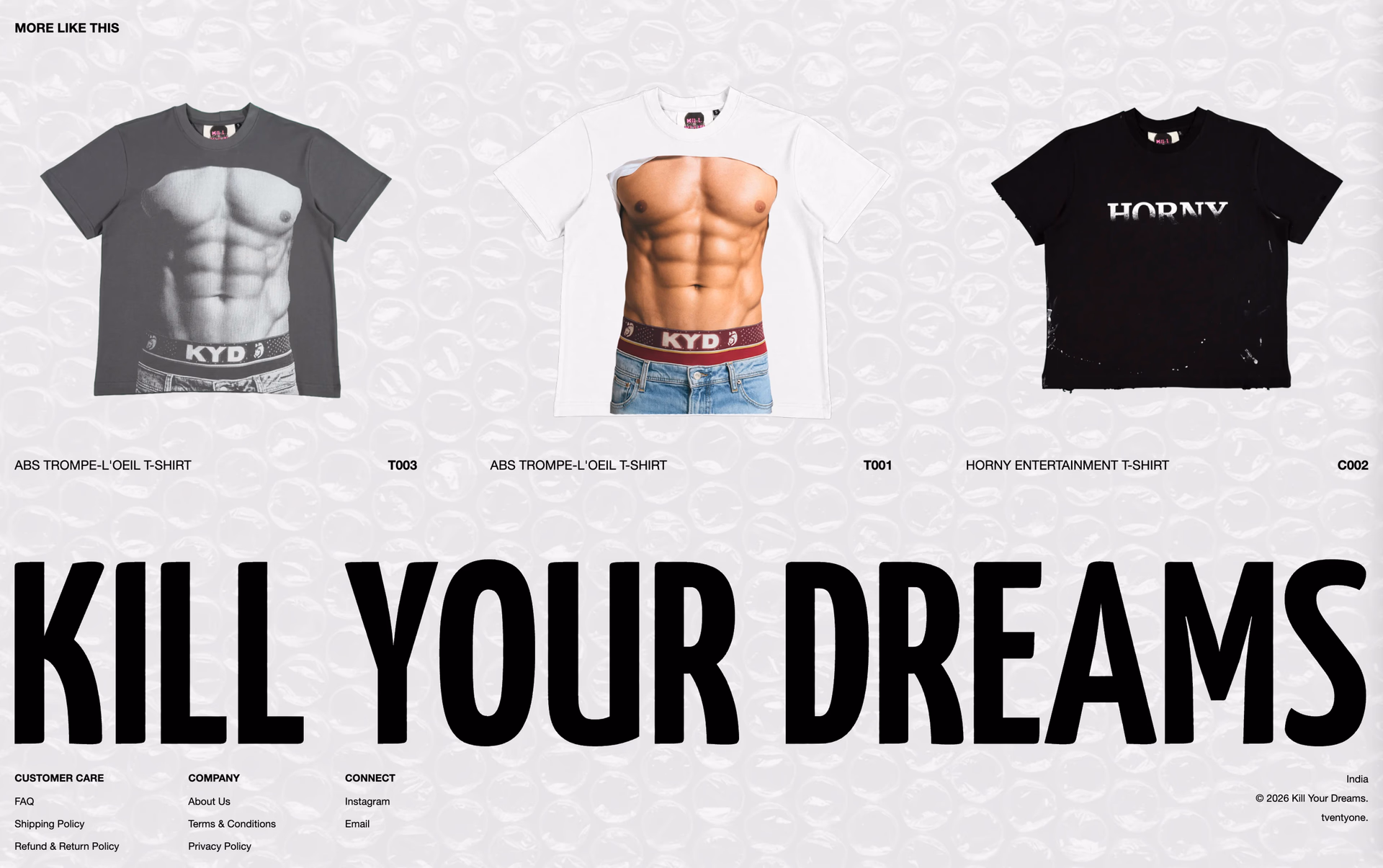 Kill Your Dreams lookbook