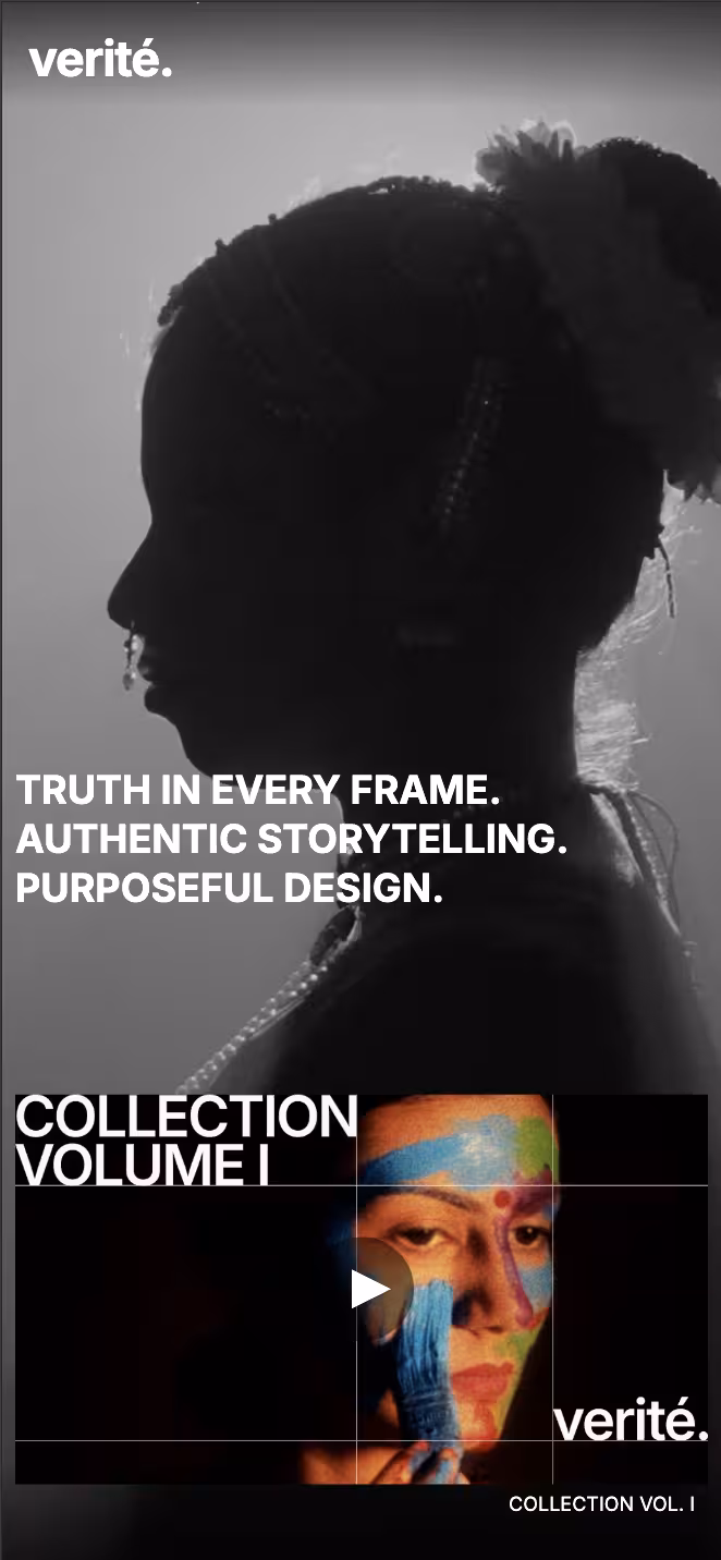 Verité mobile film page